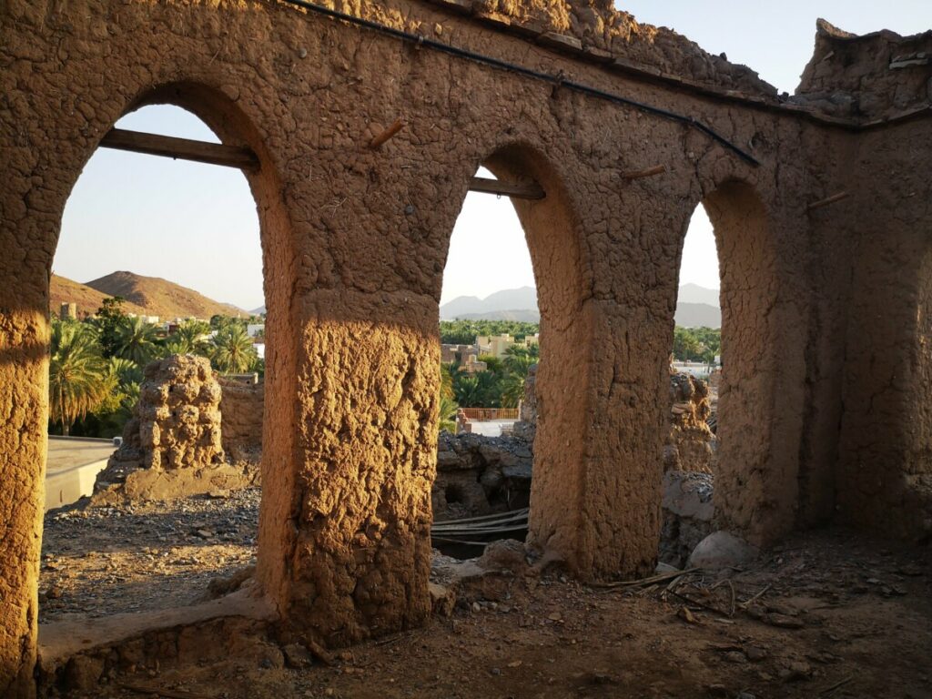 Old abandoned villages in Oman