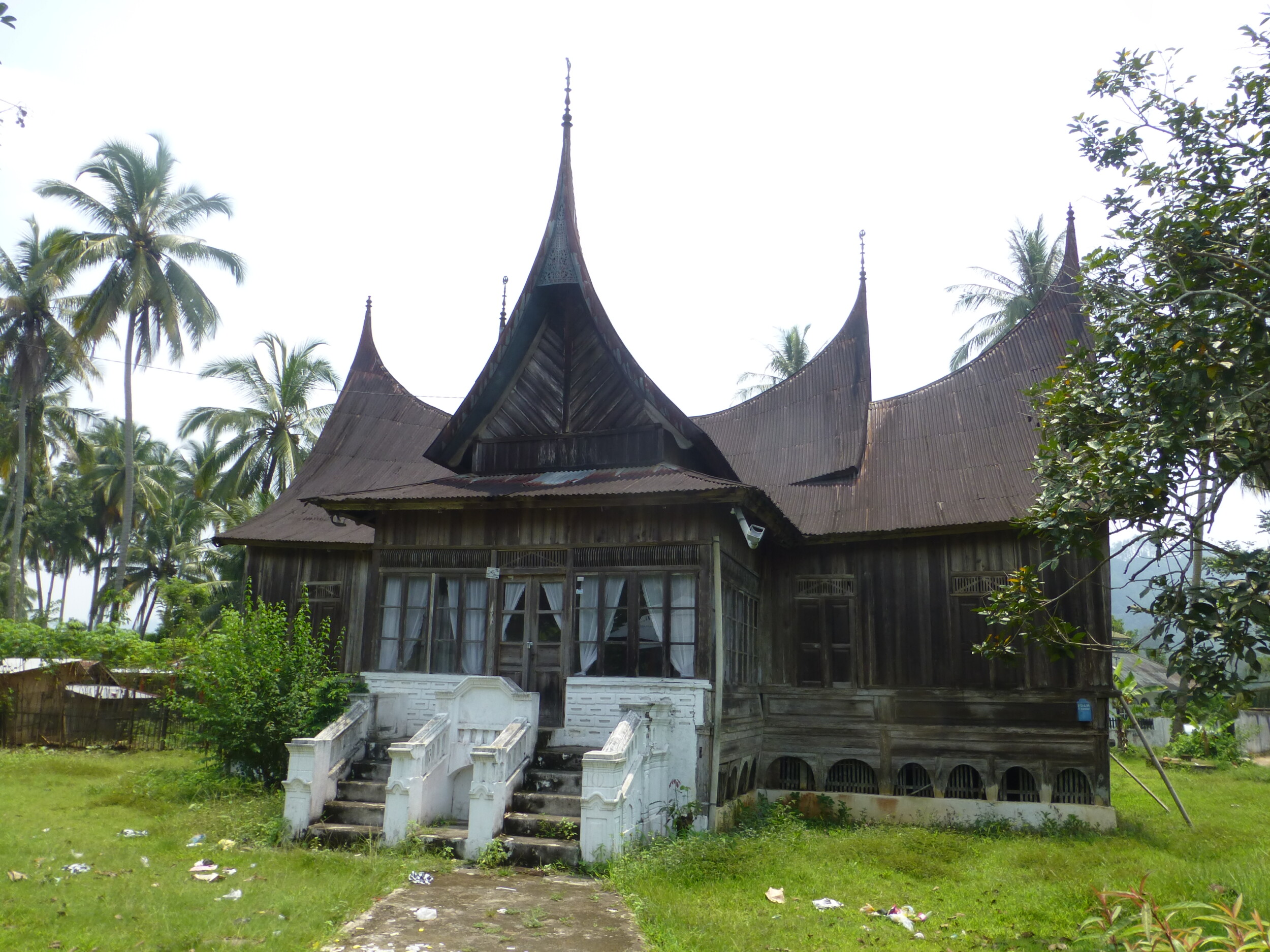 minangkabau huis op Sumatra