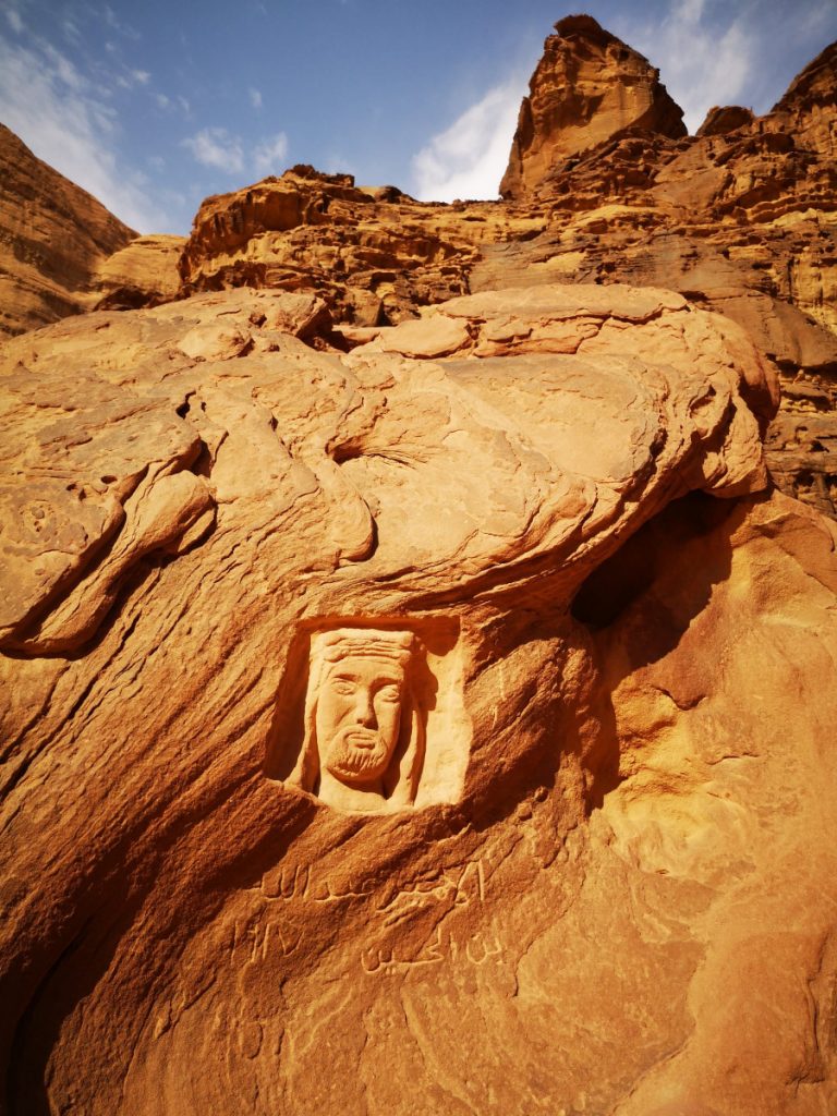 Wadi Rum - Jordanië - Afbeeldingen in de woestijn