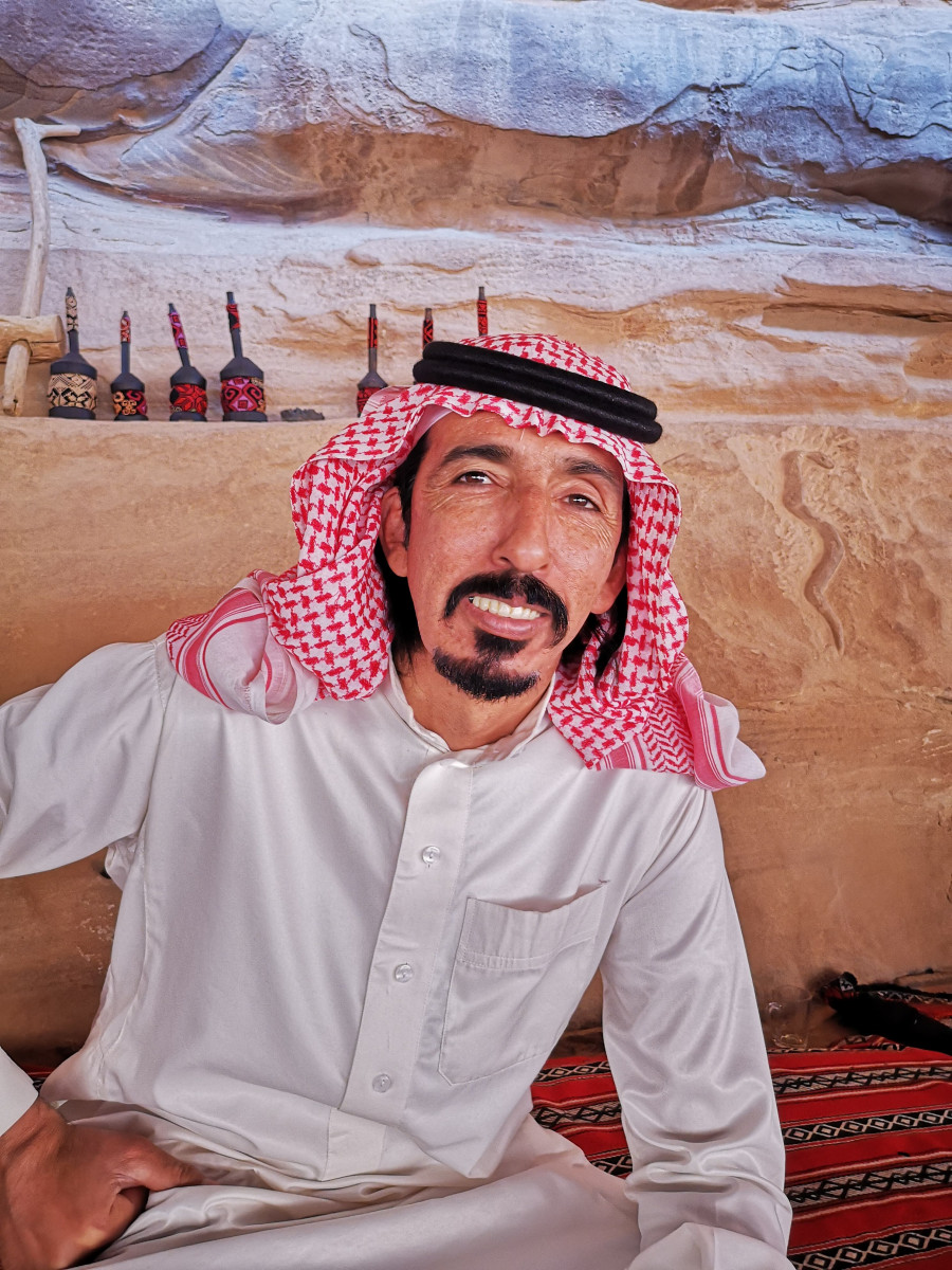 Wadi Rum - Portret van een Bedoeïen