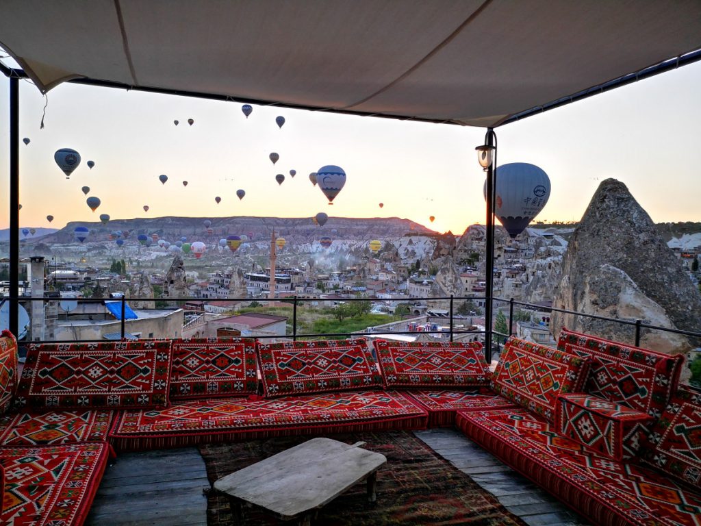 Luchtballon in Göreme - Turkije