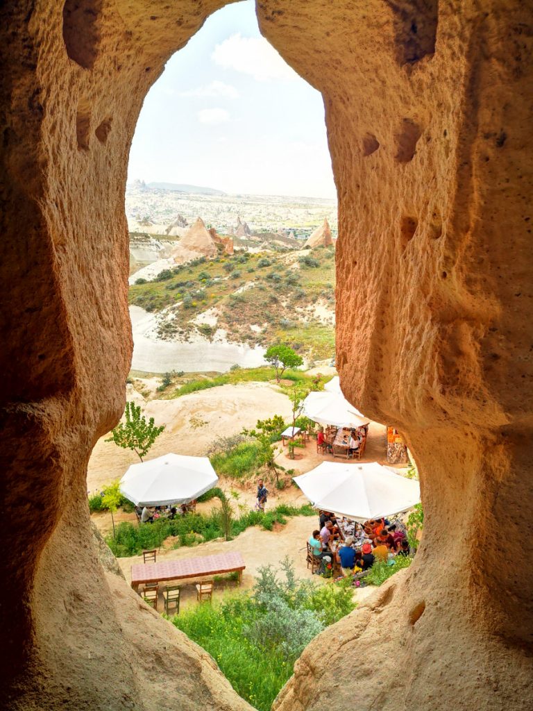 Sinaasappelsap nabij de Collumn Church - Cappadocië, Turkije