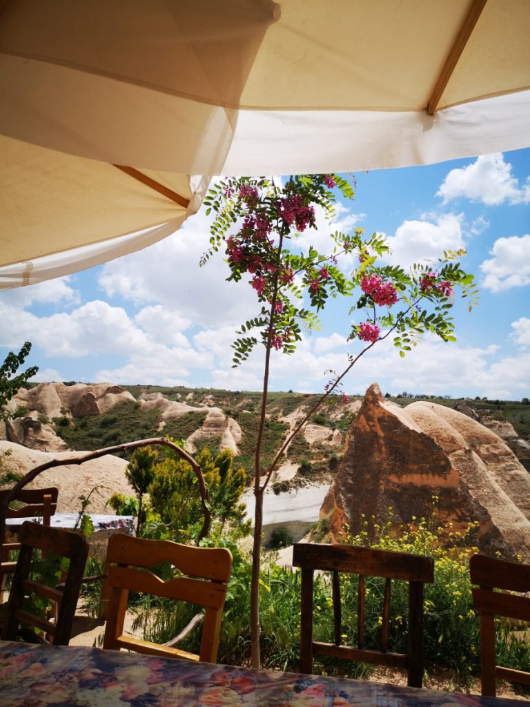 Sinaasappelsap nabij de Collumn Church - Cappadocië, Turkije