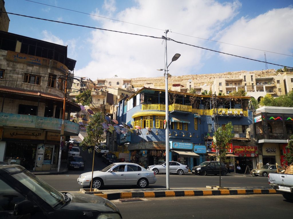 Winkelstraat Amman - Jordanië