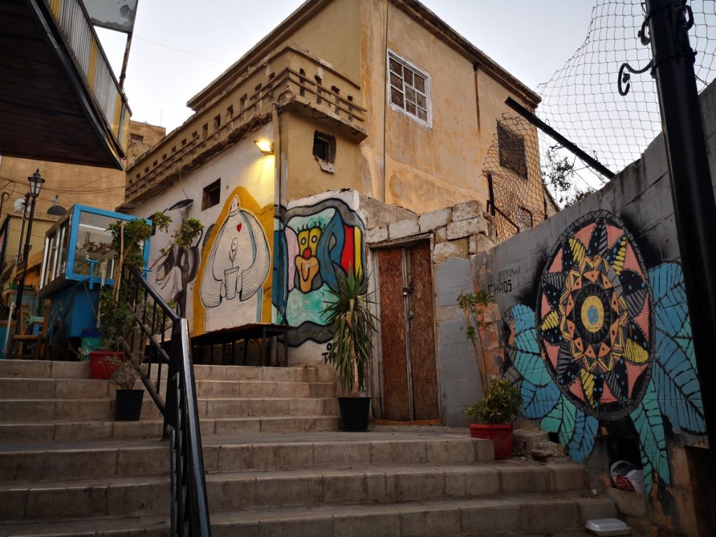 Al Kalha Stairs in Amman, Jordanië