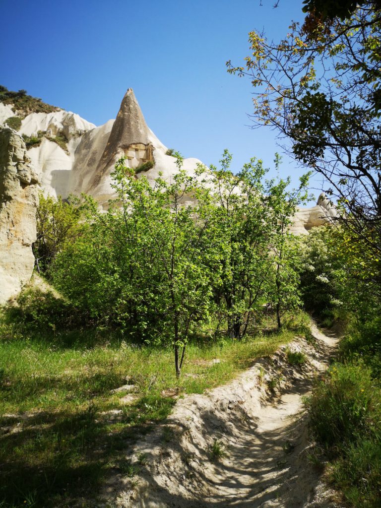 Wandelen in de valleien van Cappadocië, Göreme - Tukije