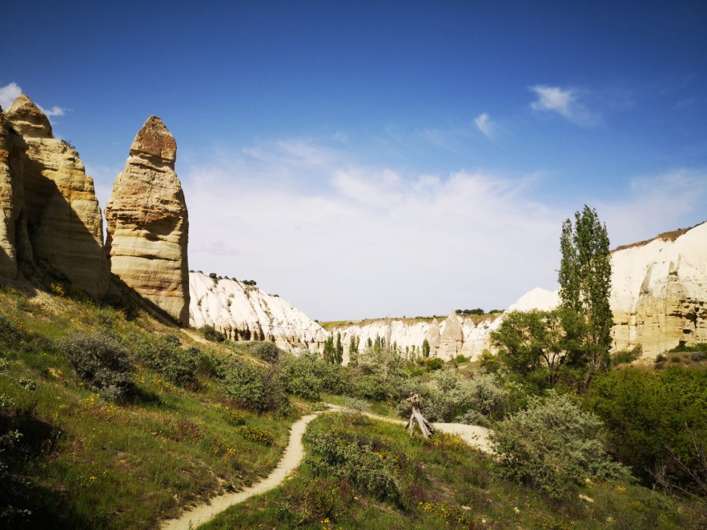 Wandelen in de valleien van Cappadocië, Göreme - Tukije