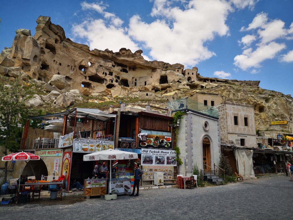 Het oude centrum van Çavuşin - Cappadocië