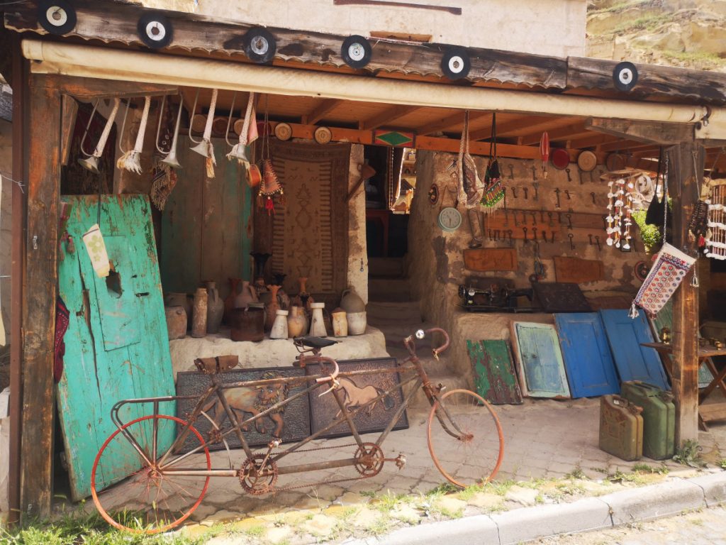 Het oude centrum van Çavuşin - Cappadocië