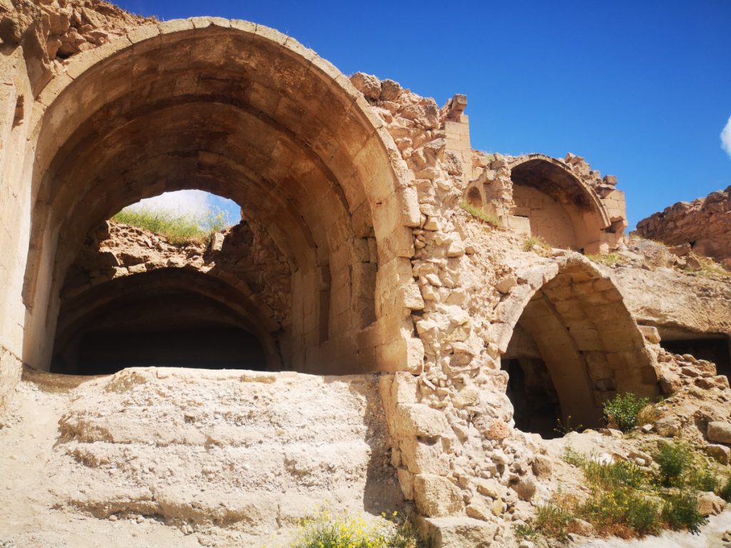 The old centre of Çavuşin - Cappadocia