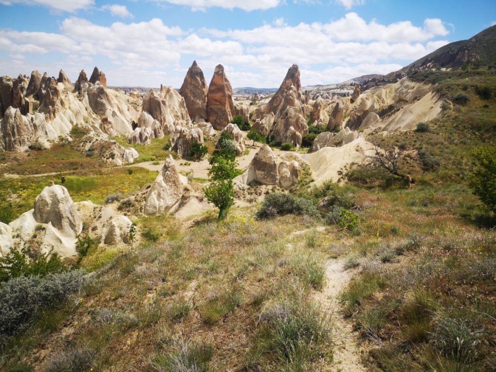 Hiking in between Çavuşin and Zelve Open Air Museum