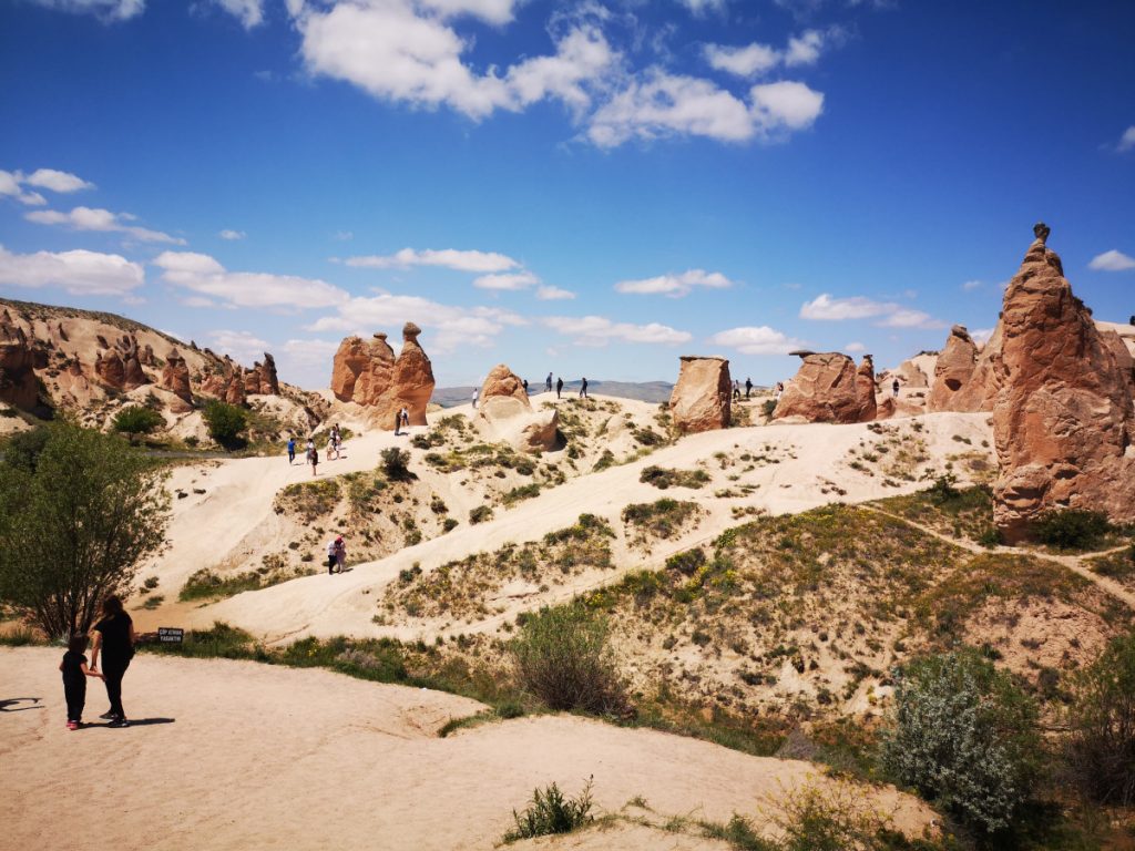 The road at Devrent Valley which offers a nice viewpoint of once again beautiful rock formations