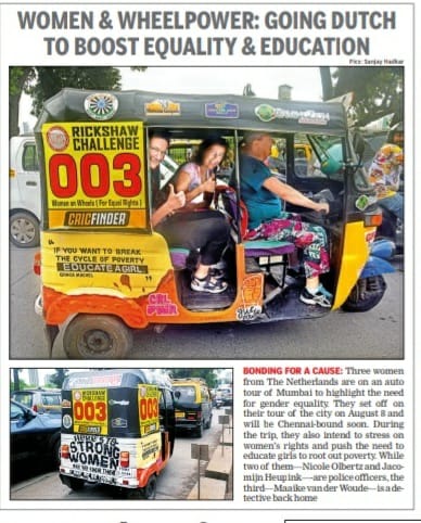Times of India - Mumbai - Rickshaw Challenge MumbaiXpress