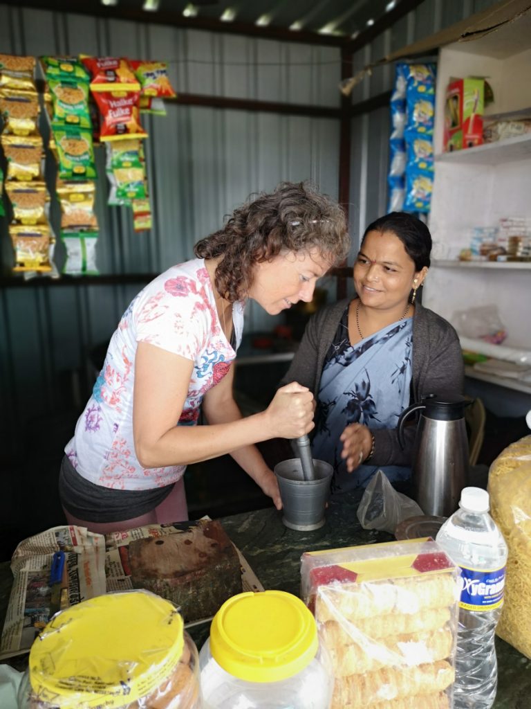 Making Chai in India