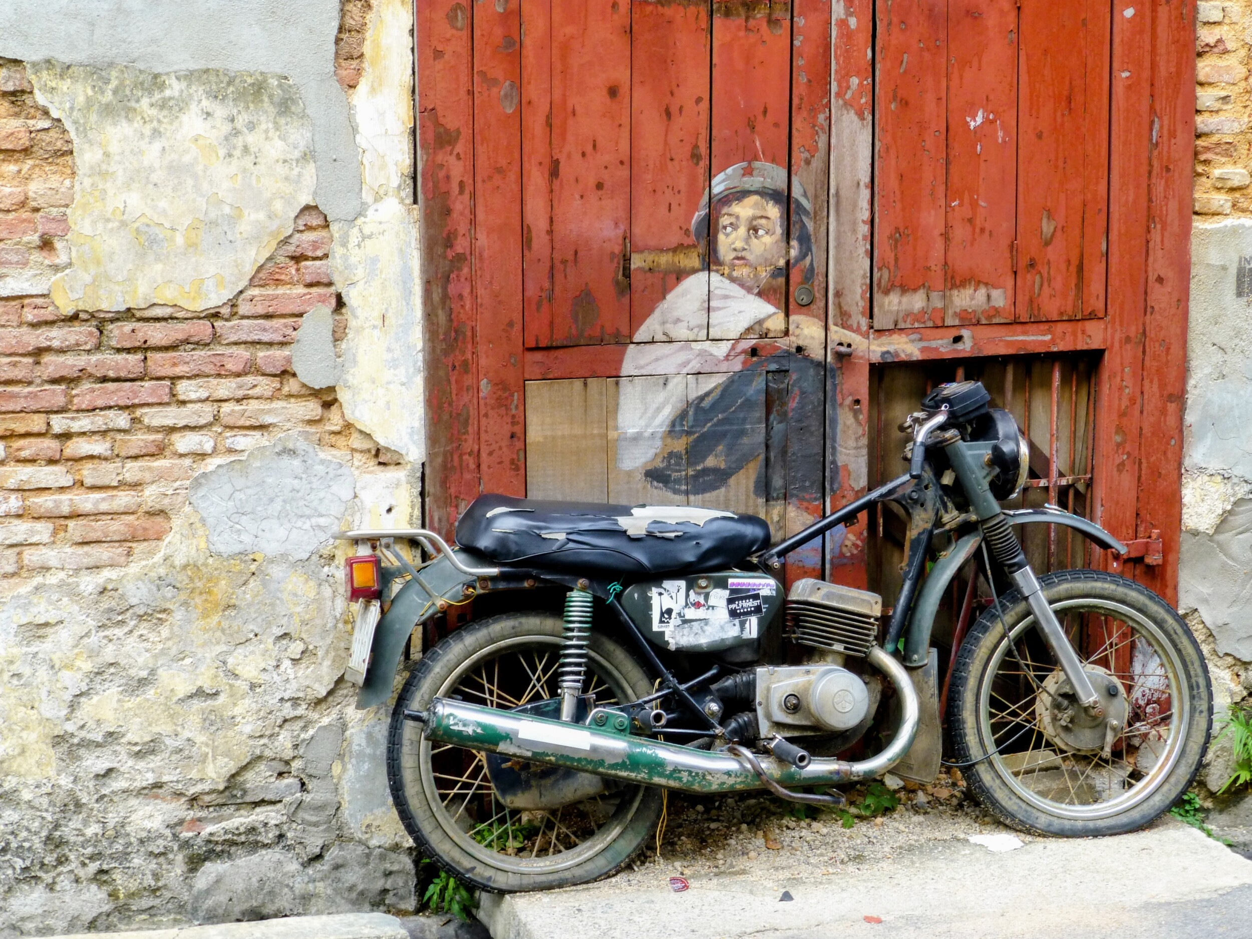 jongen op de motor - Penang