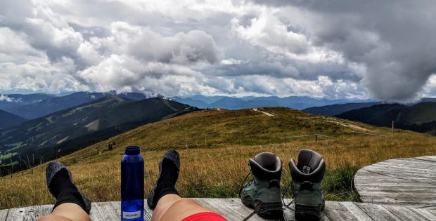 Alleen wandelen en navigeren - Alpe Adria Trail, Oostenrijk