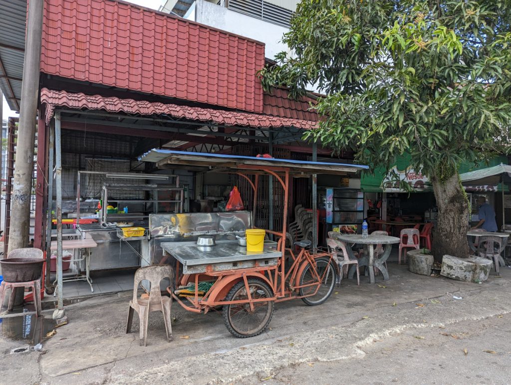 Ouderwetse tricycle - Melaka, Maleisië