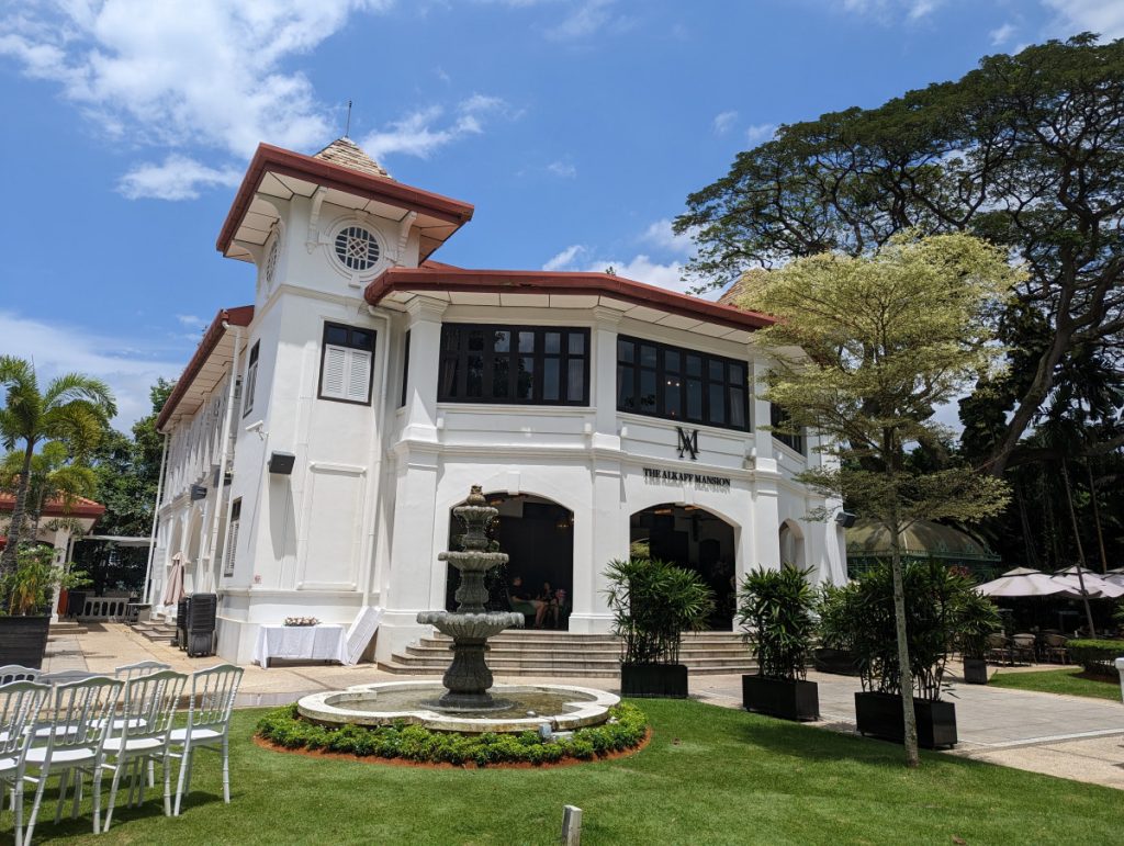 The Alkaff Mansion, tussen de parken in - Wandelen in Singapore