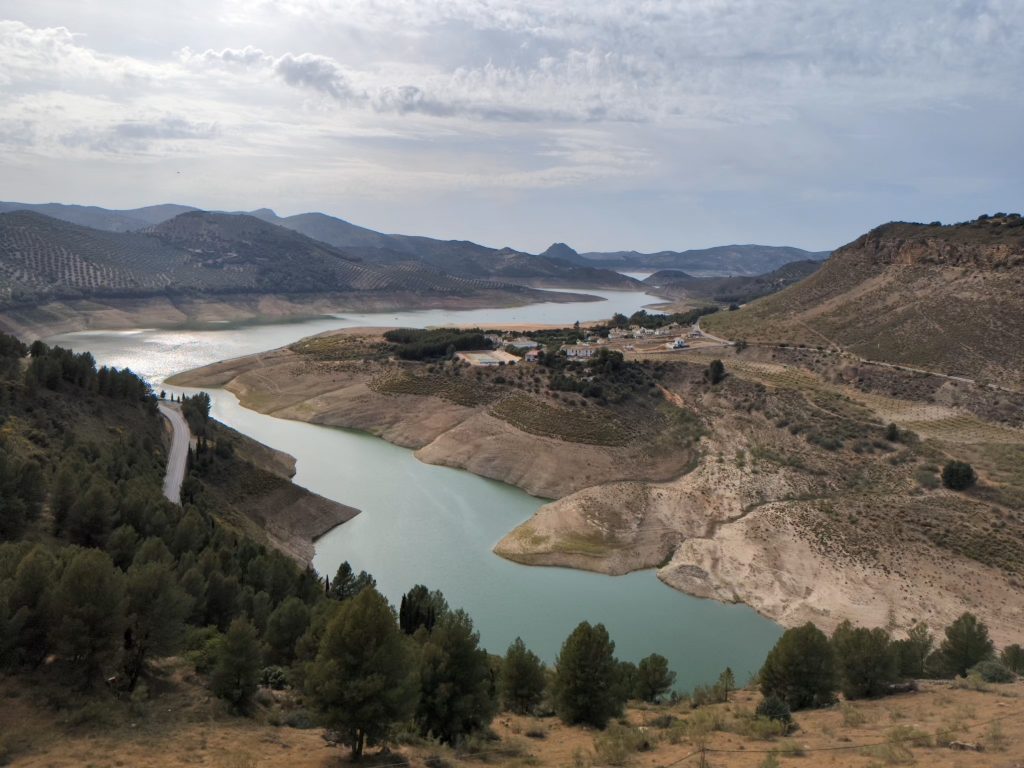 Water reservoir at Iznajar - Andalusia, Spain