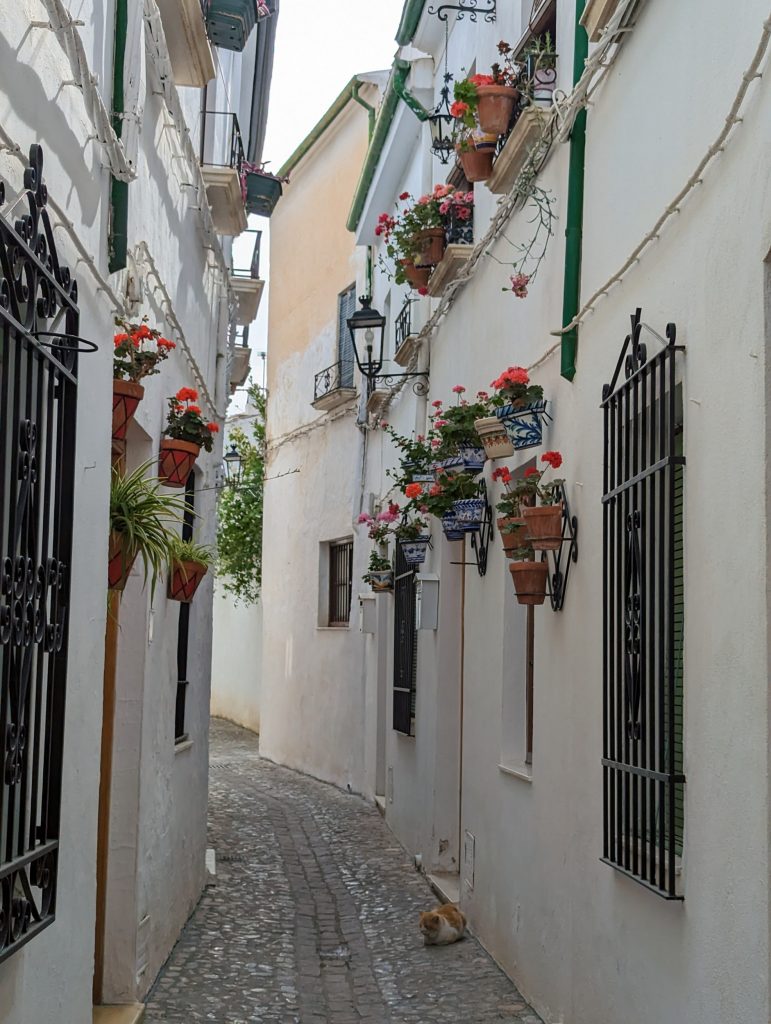 The smallest street of Priego de Cordoba - Sierra Subbetica - Spain