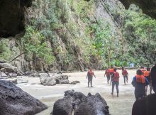 Binnenkomst Emerald Cave - Koh Mook, Thailand