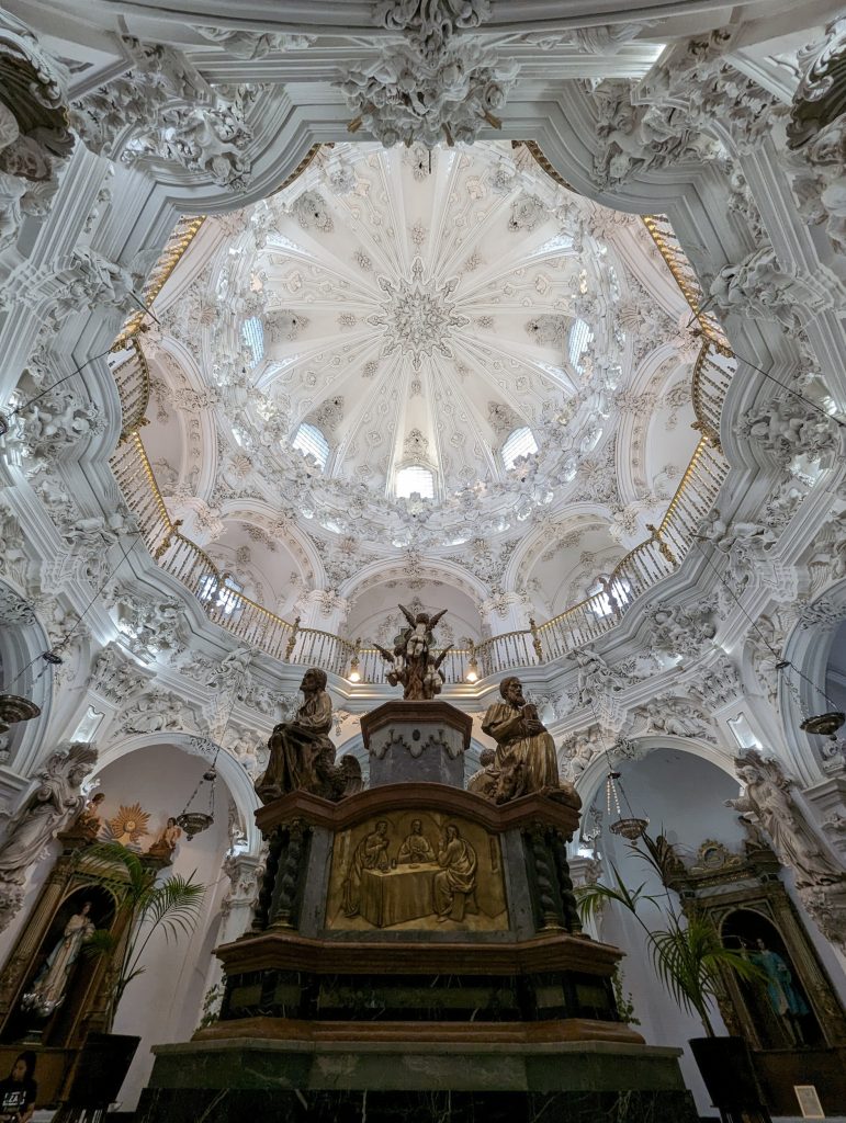 De katholieke kerk in Priego de Cordoba in Rococco stijl - Sierra Subbetica