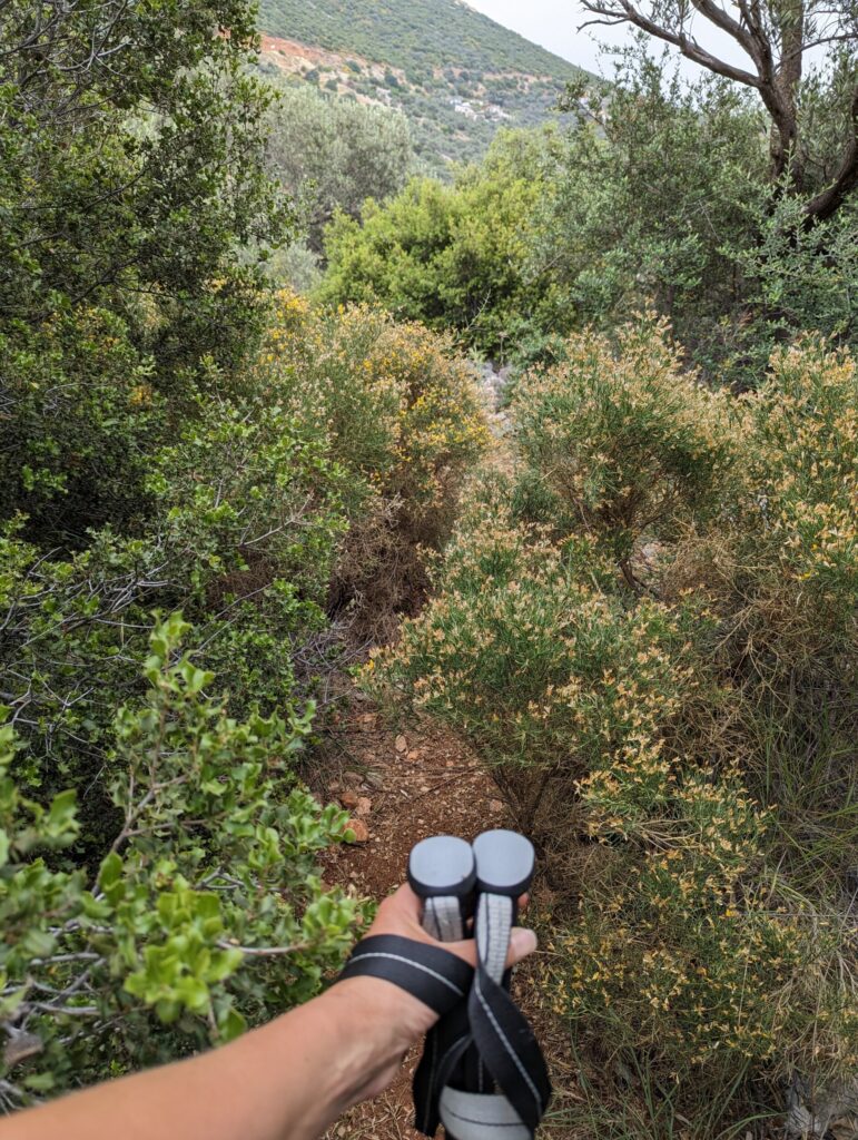 Het pad is soms ver te zoeken - Lycian Way in Turkije