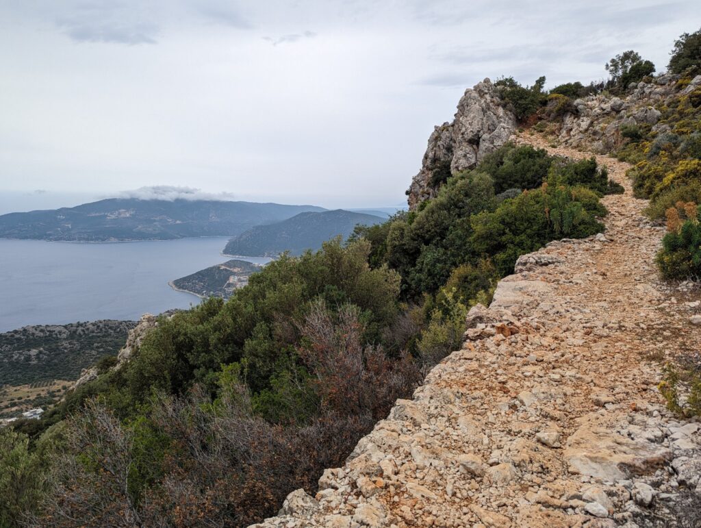 Beautiful trails and wide vistas on the Lycian Way in Turkey