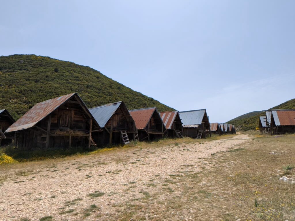 De oude graanhuizen van Bezirgan - Turkije