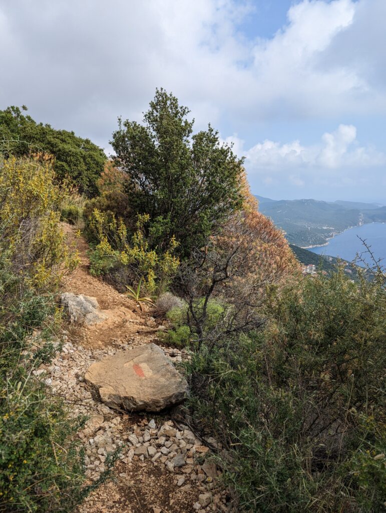 Stukje op de Lycian Way naar de Sleeping Giant - Wandelen in Kaş aan de Lycische Kust - TUrkije