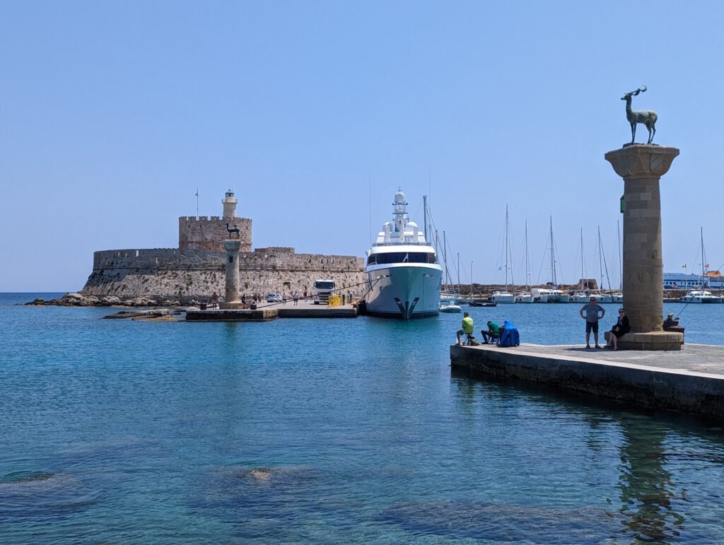 Mandraki Harbour - Rhodes town - Greece