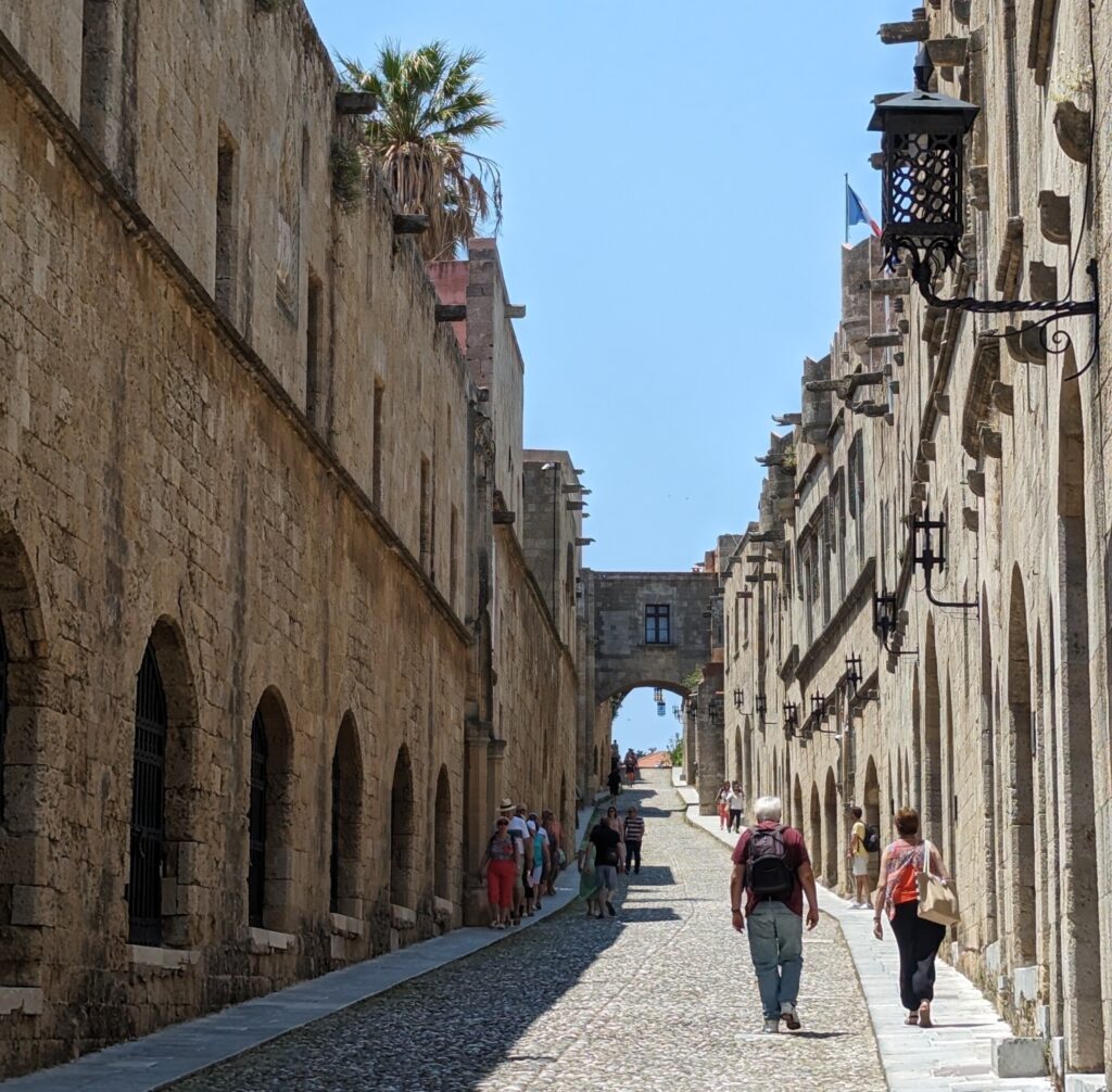 Street of the nights of Rhodes - Rhodes town