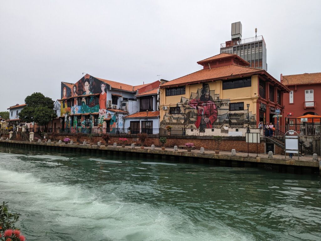 Streetart - Wandeling langs de Malacca River in Melaka