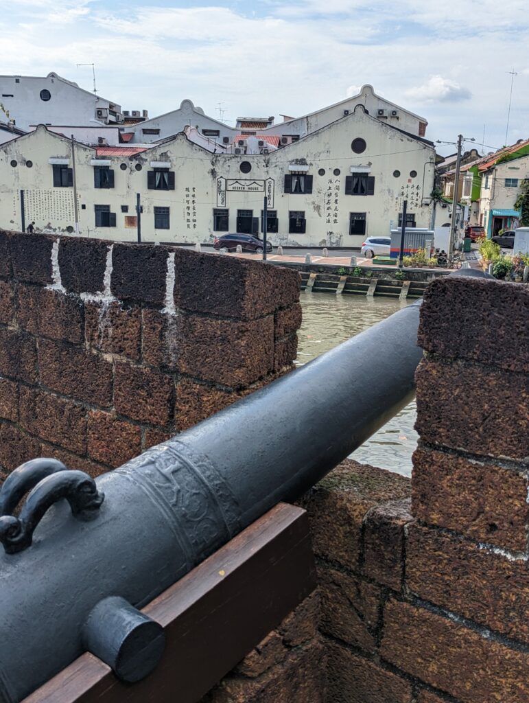 What to do in Melaka - Bastion Middleburg with view on Heerenhouse in Melaka - Malaysia