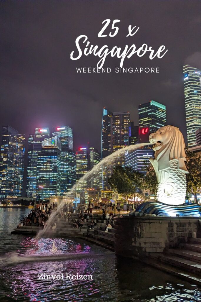 25 x bezienswaardigheden Singapore