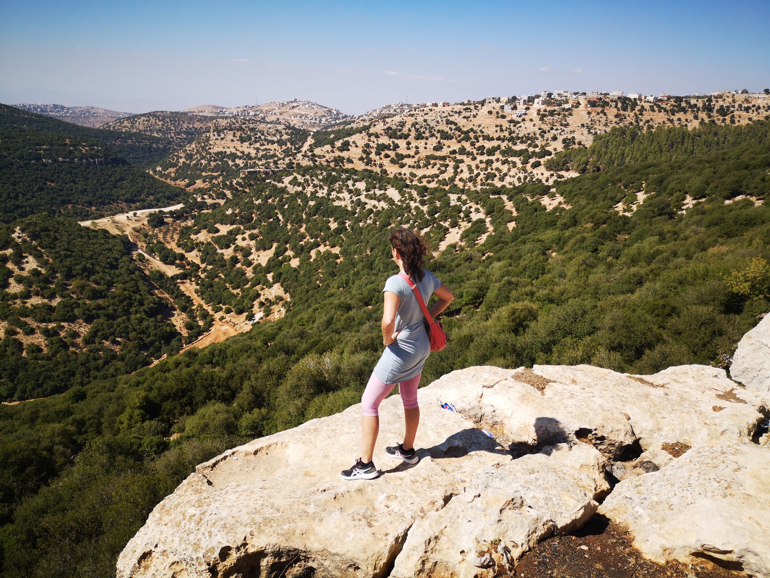 Wandelen nabij Aljoun Nature Reserve - Jordanië