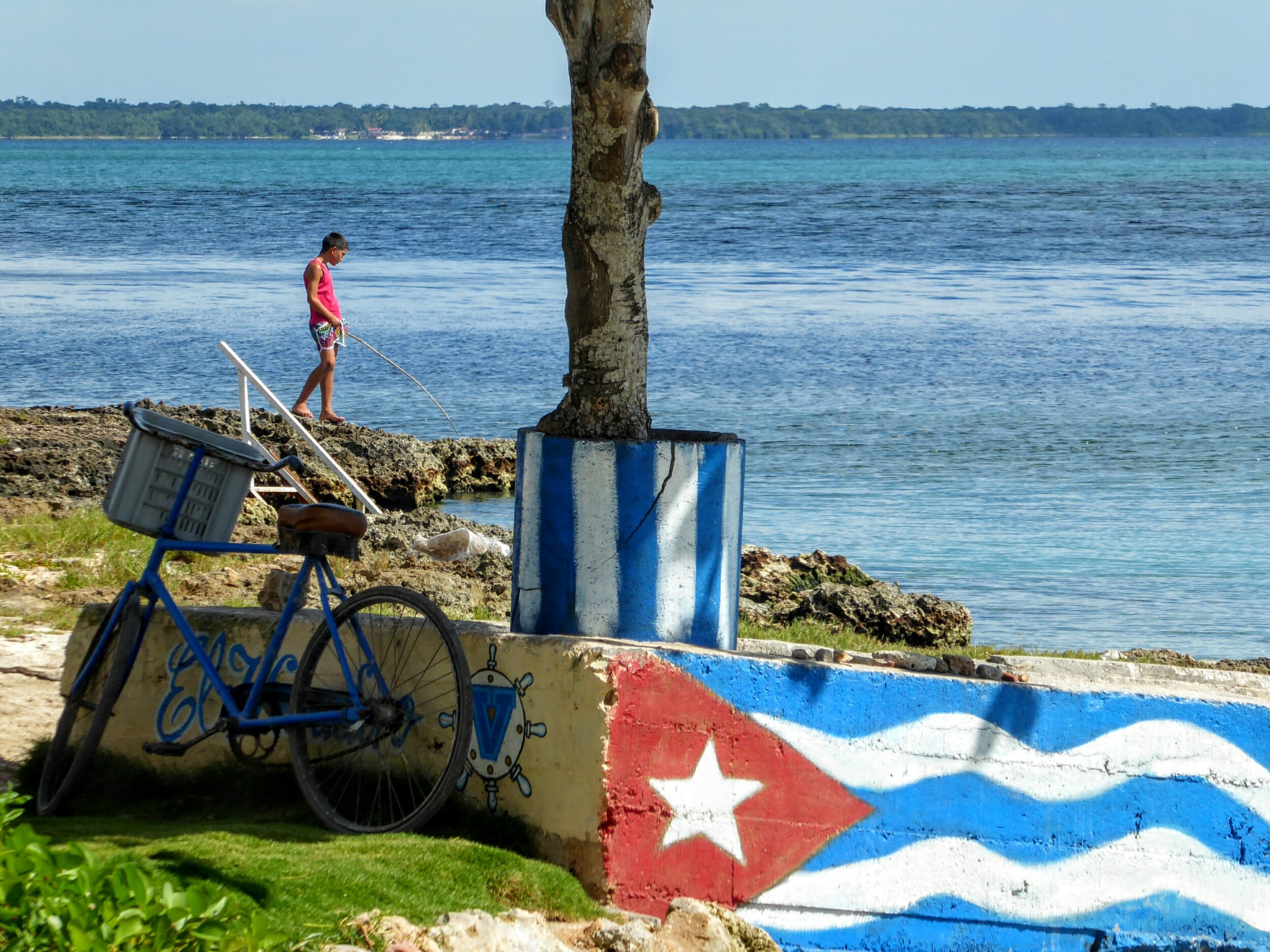 Strand van playa larga - 3 weken Cuba reisroute