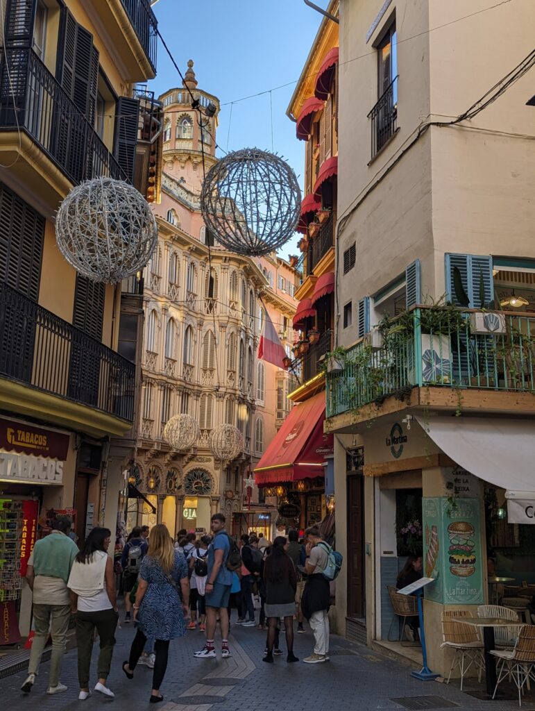 Winkelstraat Palma de Mallorca - Actieve vakantie Mallorca