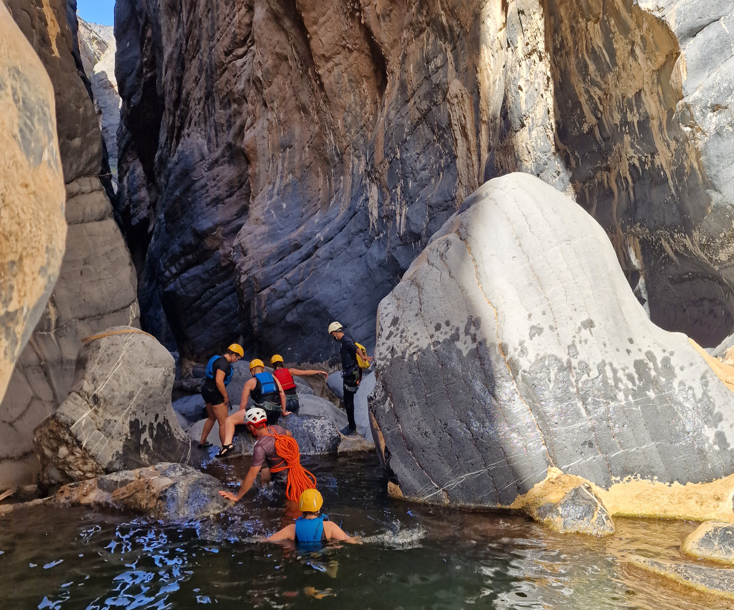 Canyoning in Snake Canyon - Oman