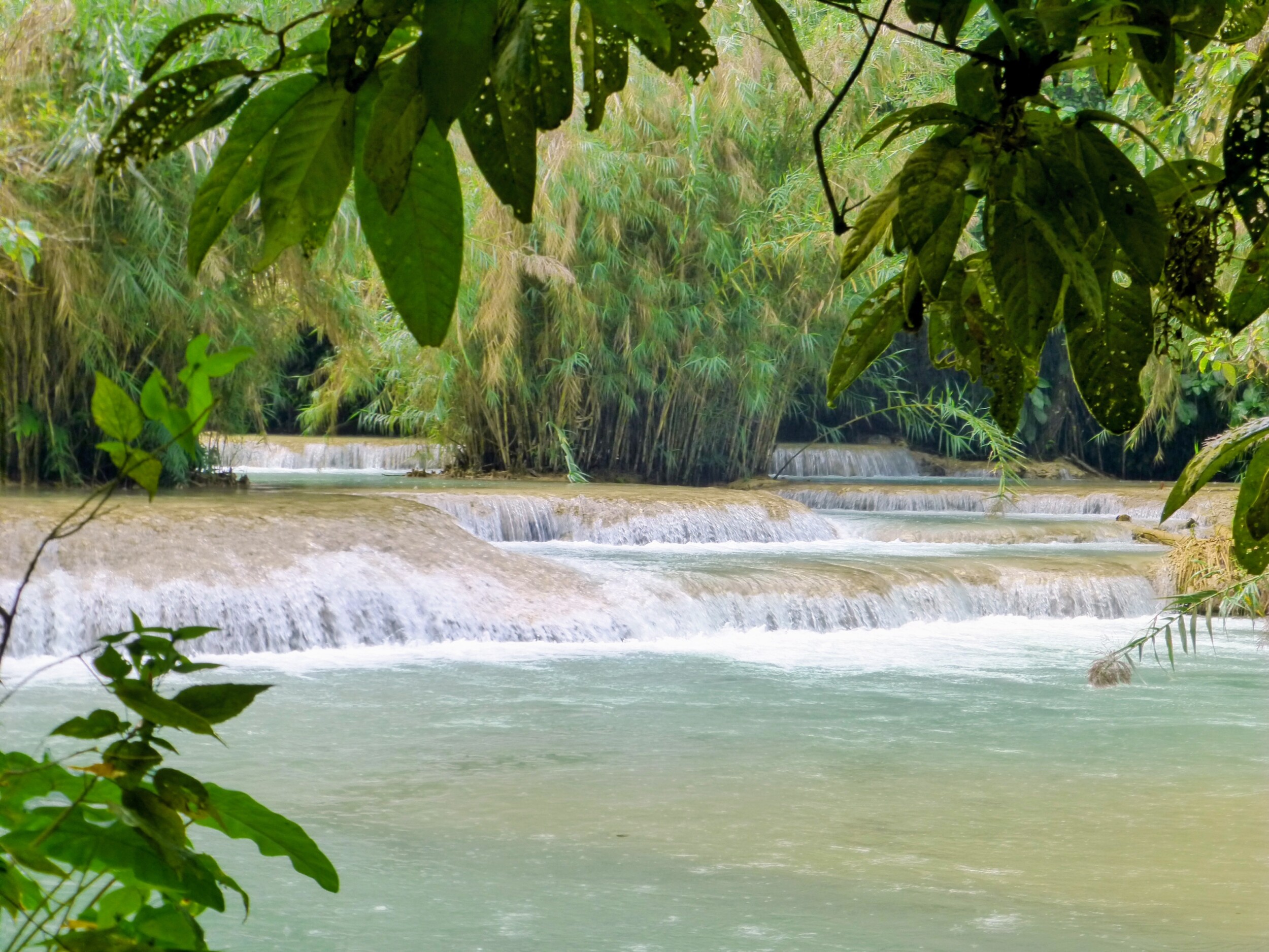 Kuang Si Waterval nabij Luang Prabang in Laos