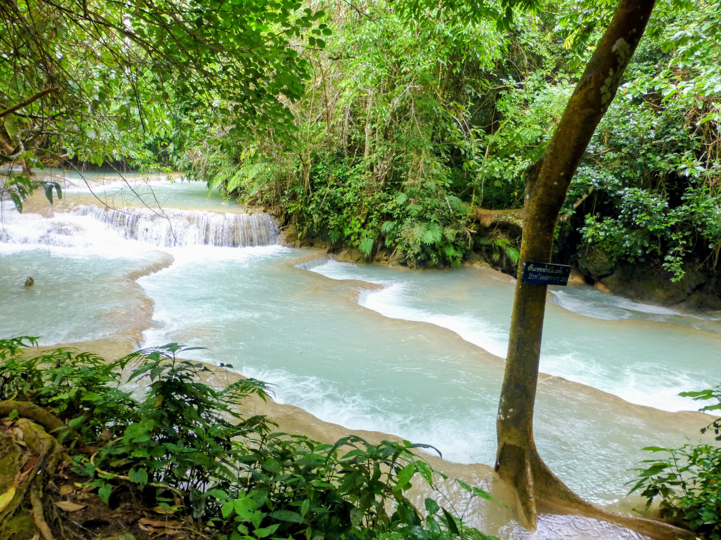 Kuang Si nabij Luang Prabang in Laos
