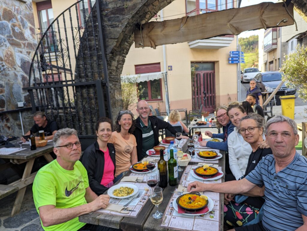 Pelgrimsmenu eten in Triacastela - Pelgrimstocht wandelen in Spanje