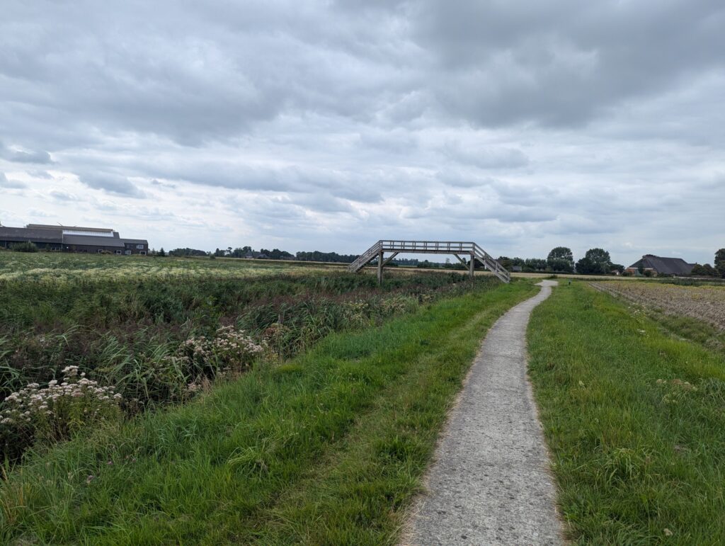 Etappe 1 van het Pieterpad - Pieterburen naar Winsum