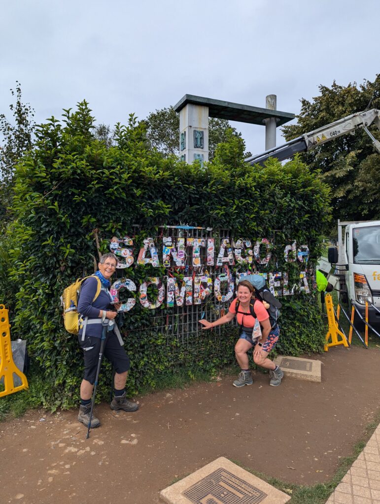 Eerste blik op en in Santiago de Compostel