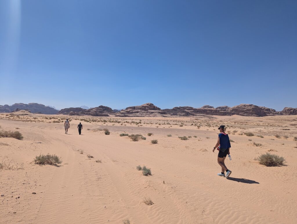 Wandelen in de Wadi Rum - Jordanie - Jordan Trail sectie 802