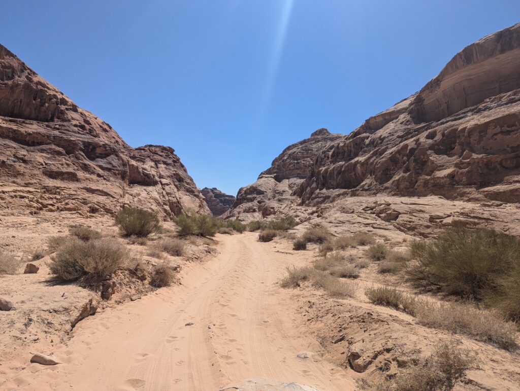 Wandelen in de Wadi Rum - Jordanie - Jordan Trail sectie 802