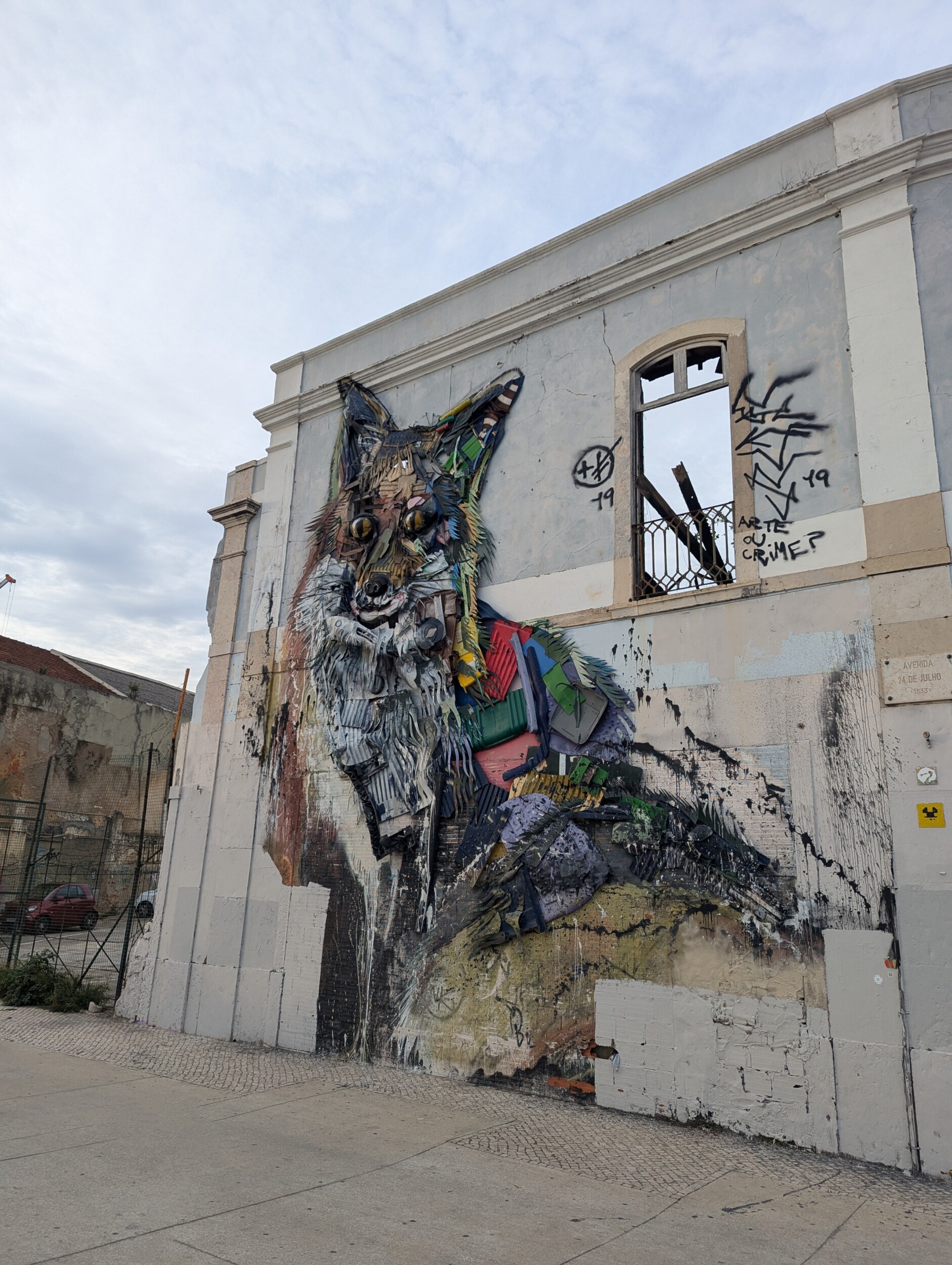 Kunst van Bordalo II in de stad Lissabon - Verken de stad langs de kunstwerken van Bordalo II - lissabon street art locaties bordalo