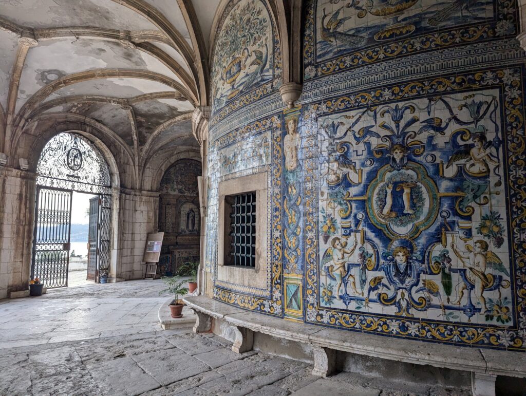 Prachtige ronde Capela de Santo Amaro in Lissabon, Portugal