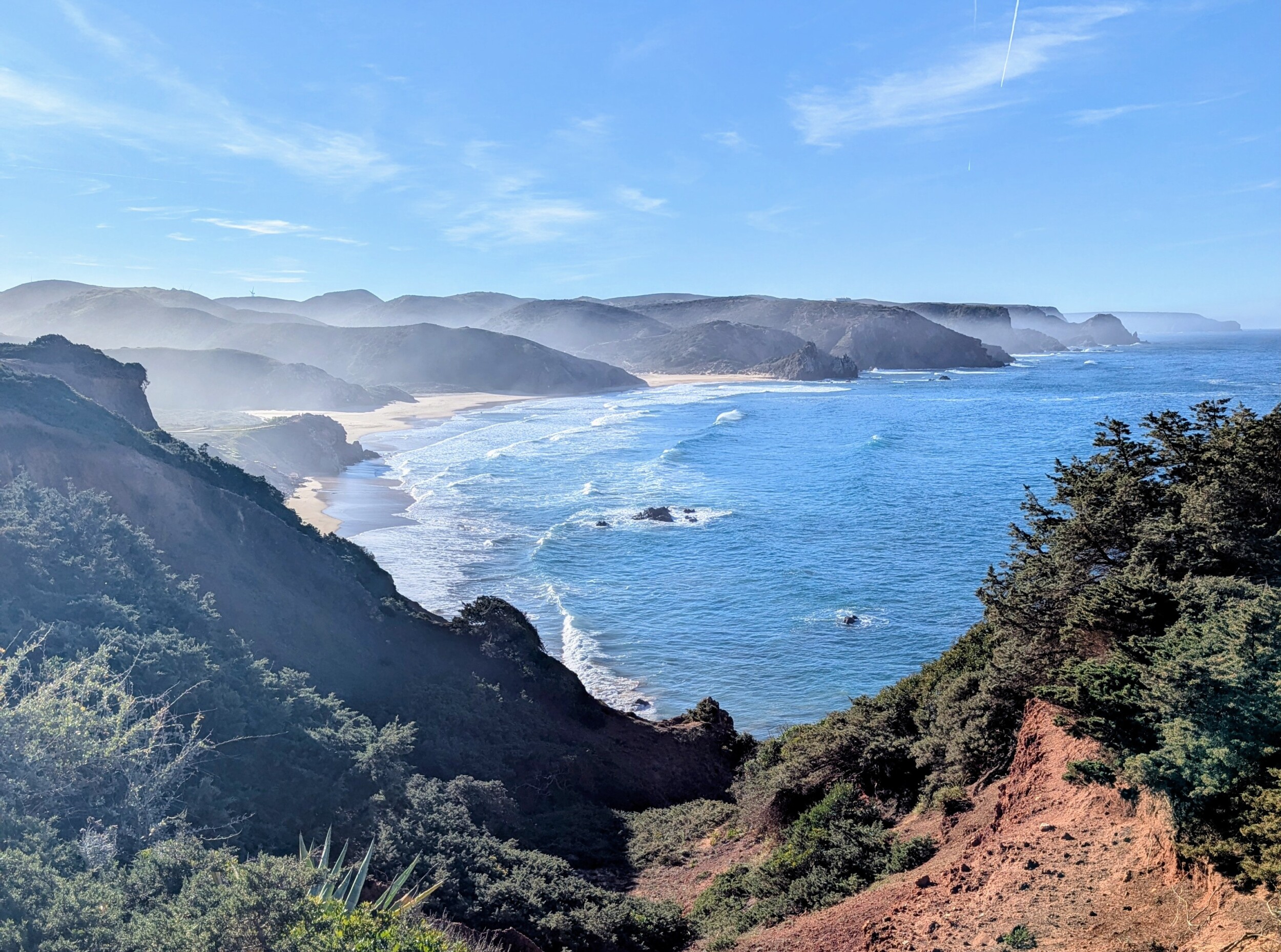 Fishermens trail in de vroege ochtend