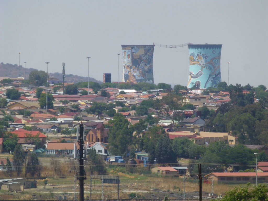 De iconische Soweto Towers - Johannesburg, Zuid Afrika